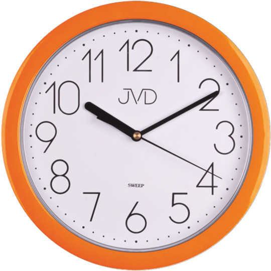 JVD Nástěnné hodiny HP612 oranžová - Hodiny a&nbsp;budíky Nástěnné hodiny