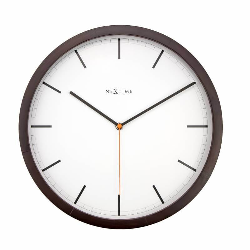 Nástěnné hodiny Nextime Company Wood 3156br - Hodiny a&nbsp;budíky Nástěnné hodiny