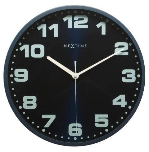 Nástěnné hodiny Nextime Dash Blue 3053bl