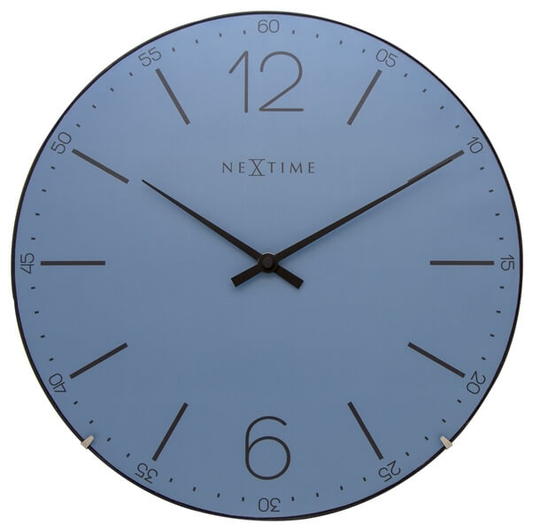 Nástěnné hodiny Nextime Index Dome 3159bl