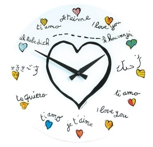 Nástěnné hodiny Nextime Loving You 8030