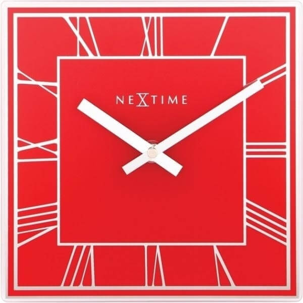 Nástěnné hodiny Nextime Square Roman 5184ro