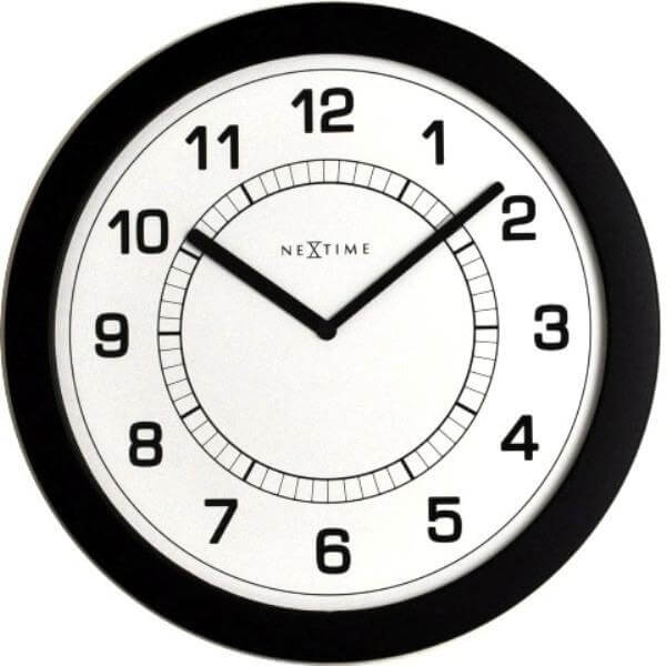 Nástěnné hodiny Nextime Super Slim 3045zw