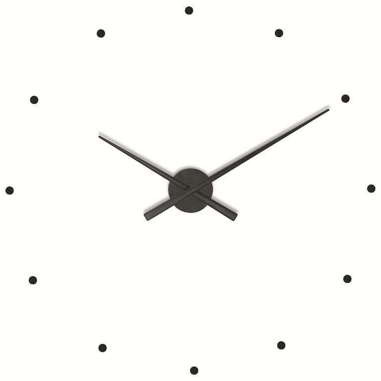 Nástěnné hodiny Nomon OJ černé 501