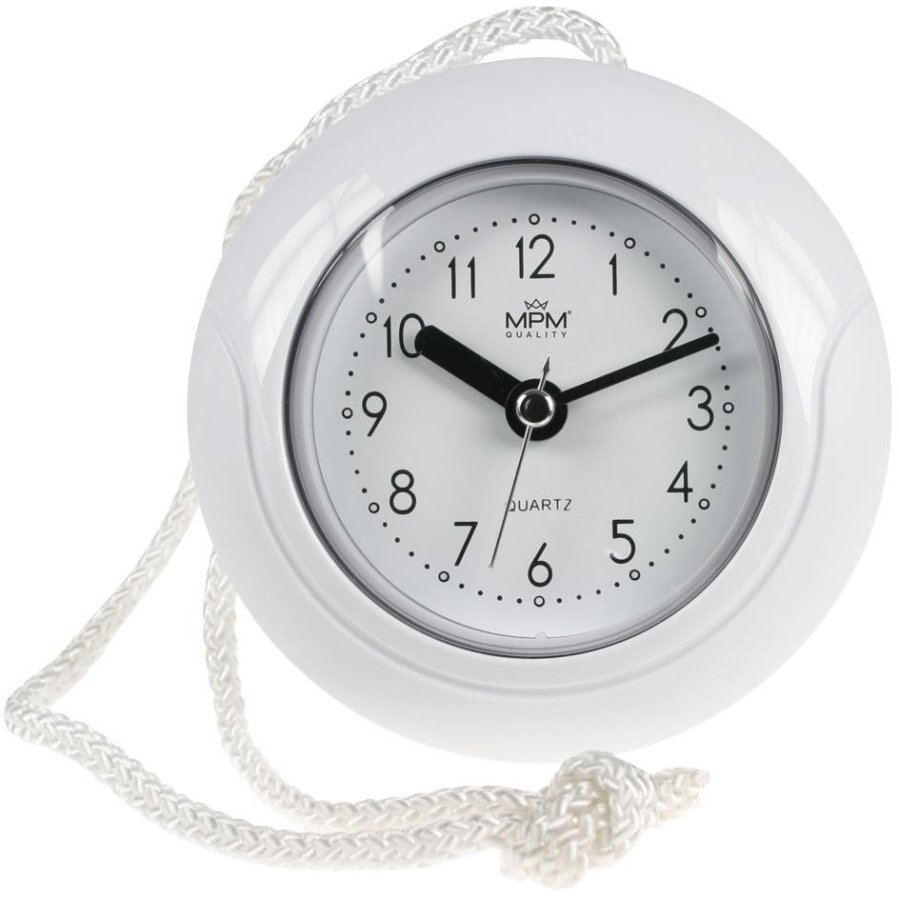 Nástěnné hodiny MPM Quality Koupelnové hodiny Bathroom clock E01.2526.00 - Hodiny a&nbsp;budíky Nástěnné hodiny