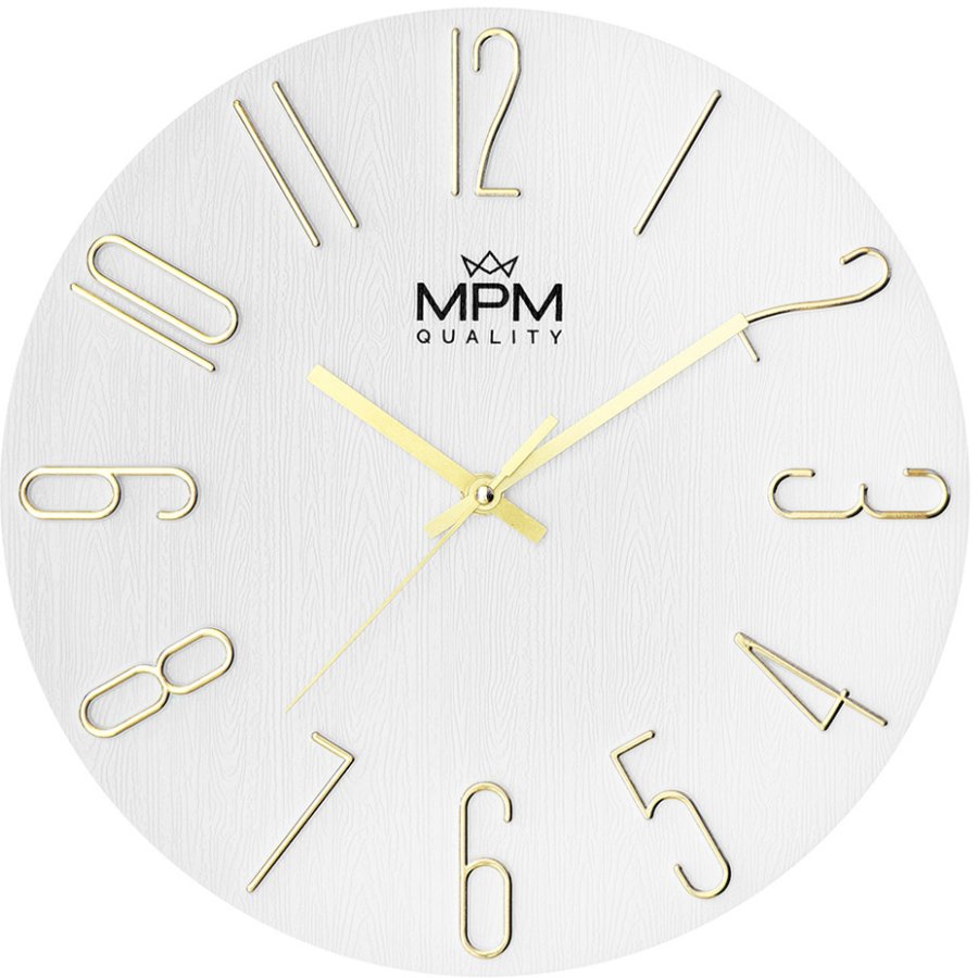 Nástěnné hodiny MPM Quality Primera E01.4302.00