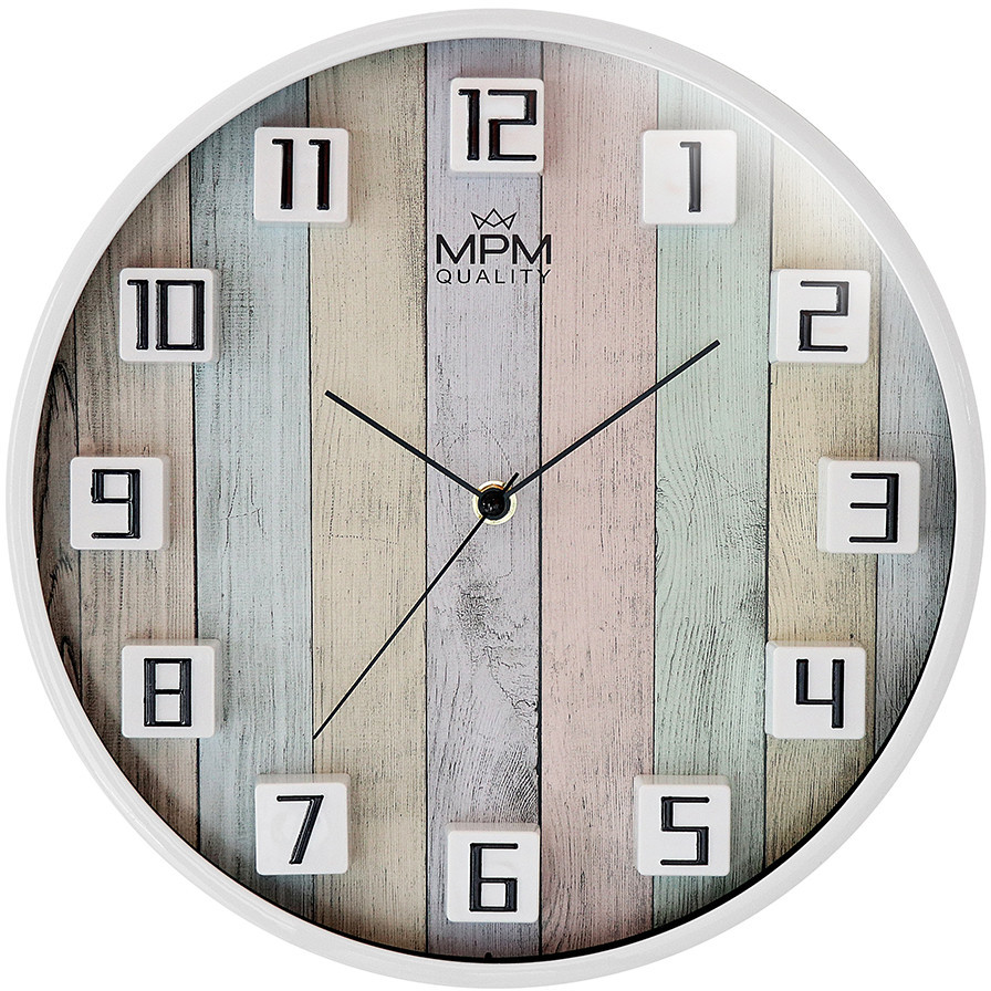 Nástěnné hodiny MPM Quality Lemali E01.4291.00