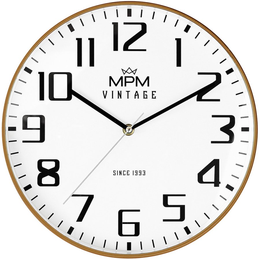 Nástěnné hodiny MPM Quality Vintage II Since 1993 E01.4201.51 - Hodiny a&nbsp;budíky Nástěnné hodiny