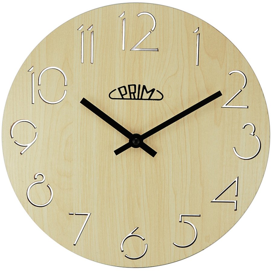 Prim Nástěnné hodiny Natural 51 E01P.3942.51 - Hodiny a&nbsp;budíky Nástěnné hodiny