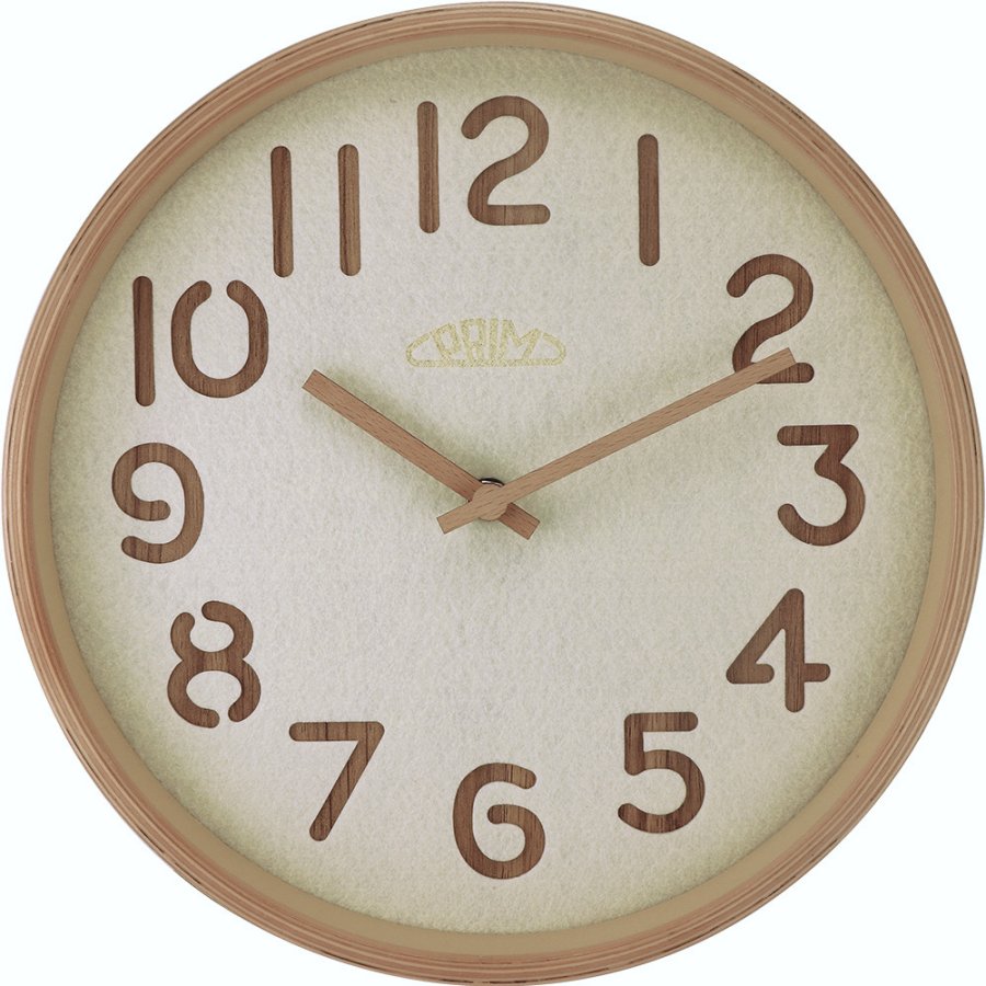 Nástěnné hodiny Prim Organic Soft - A E07.4093.5301 - Hodiny a&nbsp;budíky Nástěnné hodiny