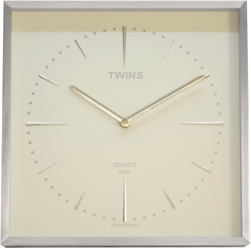 Nástěnné hodiny Twins 2904 White
