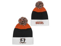 Anaheim Ducks dětská zimní čepice Essentials Cuffed Knit W Pom
