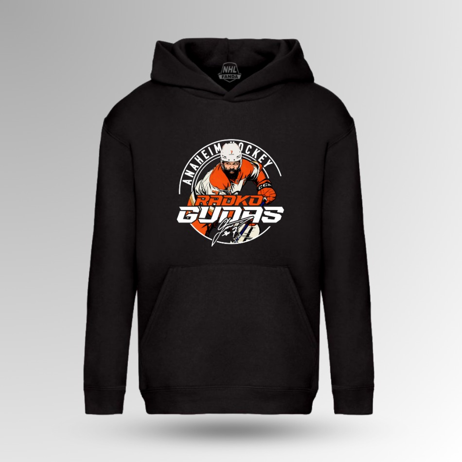 Anaheim Ducks dětská mikina s kapucí Radko Gudas #7 Town Exclusive Collection