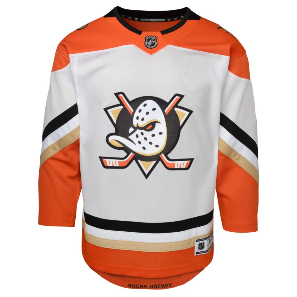 Anaheim Ducks dětský dres NHL Premier White/Away - Anaheim Ducks dětské oblečení