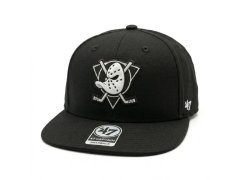 Anaheim Ducks čepice baseballová kšiltovka NHL No Shot ’47 CAPTAIN Black/White