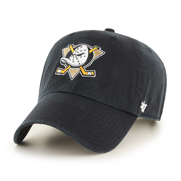 Anaheim Ducks čepice baseballová kšiltovka 47 CLEAN UP black - Anaheim Ducks kšiltovky, čepice, rukavice