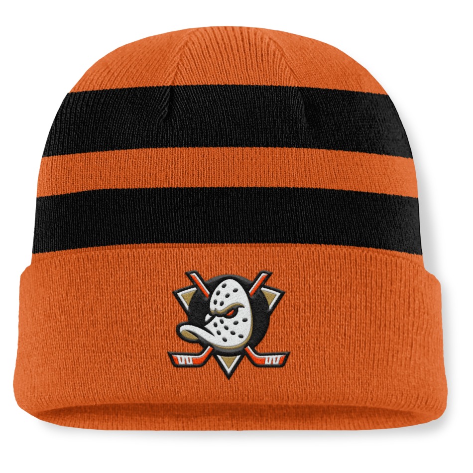Anaheim Ducks zimní čepice Swipe Cuffed - Anaheim Ducks kšiltovky, čepice, rukavice