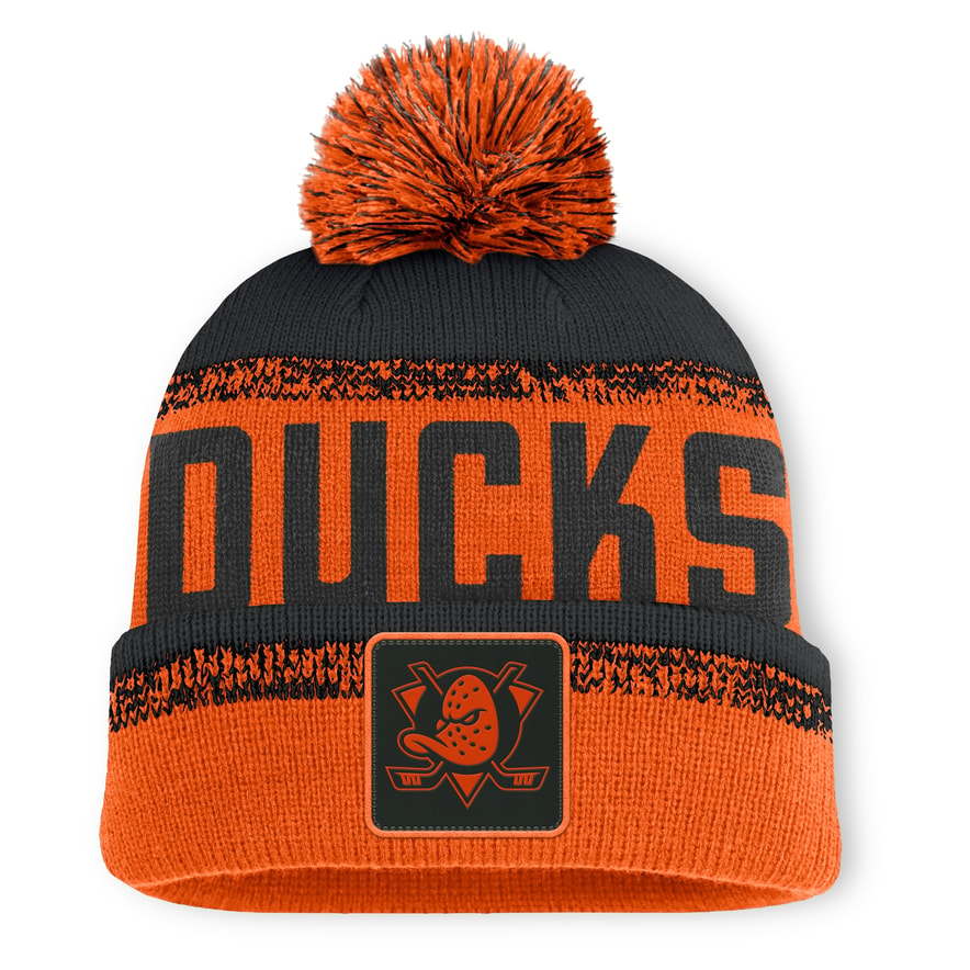 Anaheim Ducks zimní čepice Thrive Cuffed Pom - Anaheim Ducks kšiltovky, čepice, rukavice