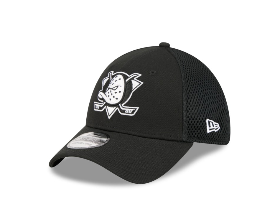 Anaheim Ducks čepice baseballová kšiltovka NEW ERA 3930 neo black - Anaheim Ducks kšiltovky, čepice, rukavice