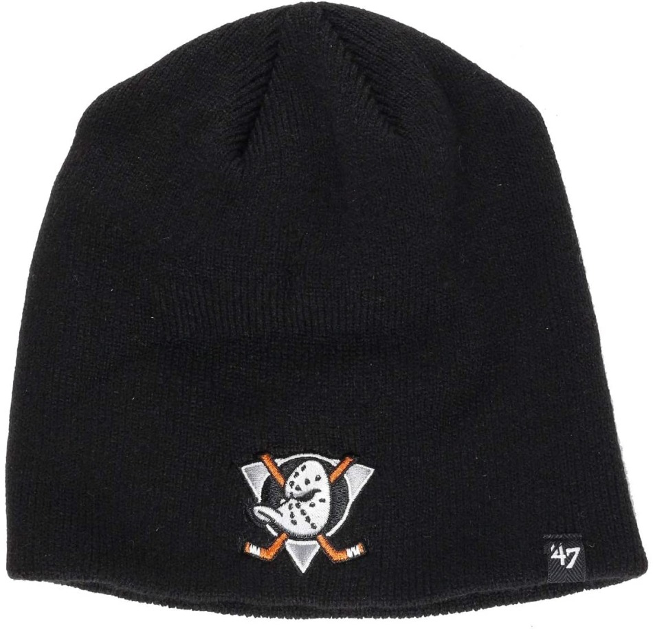 Anaheim Ducks zimní čepice 47 Beanie black - Anaheim Ducks kšiltovky, čepice, rukavice