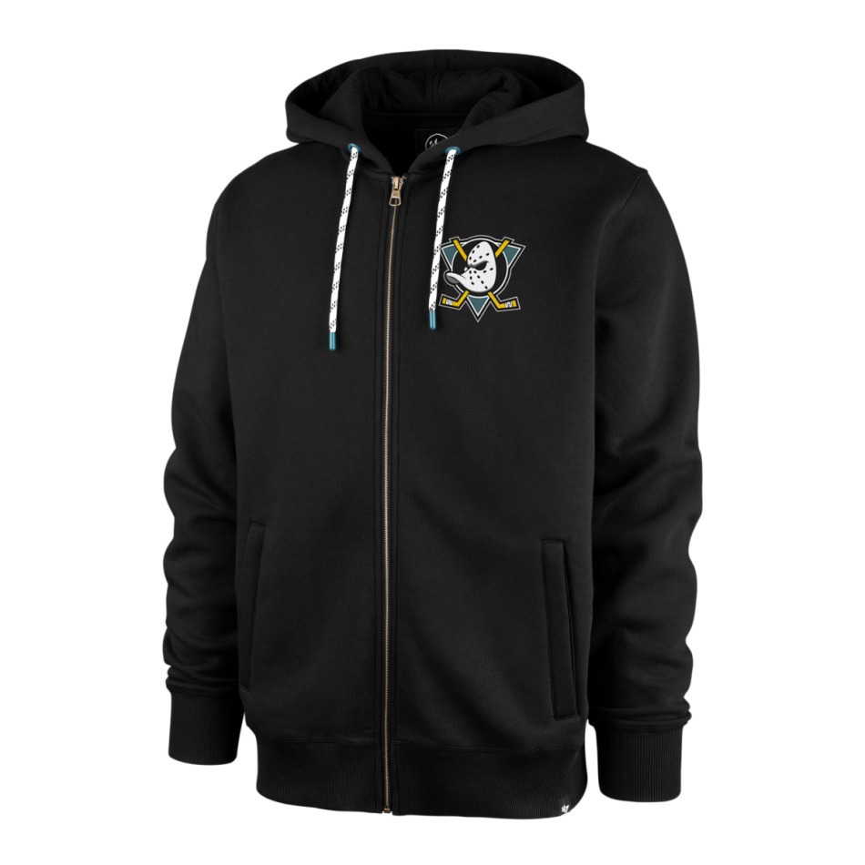 Anaheim Ducks pánská mikina s&nbsp;kapucí back check 47 morris full zip hood - Anaheim Ducks mikiny, bundy, kalhoty