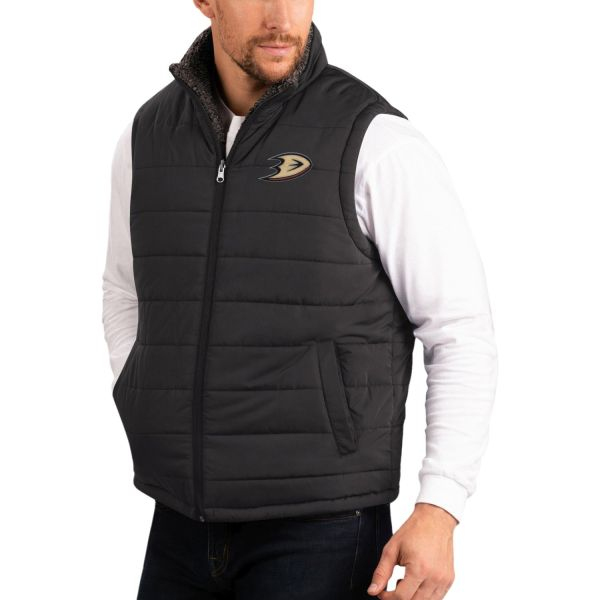 Anaheim Ducks pánská vesta Power Hitter Reversible Vest - Anaheim Ducks mikiny, bundy, kalhoty