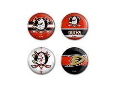 Anaheim Ducks placka Button 4 Pack