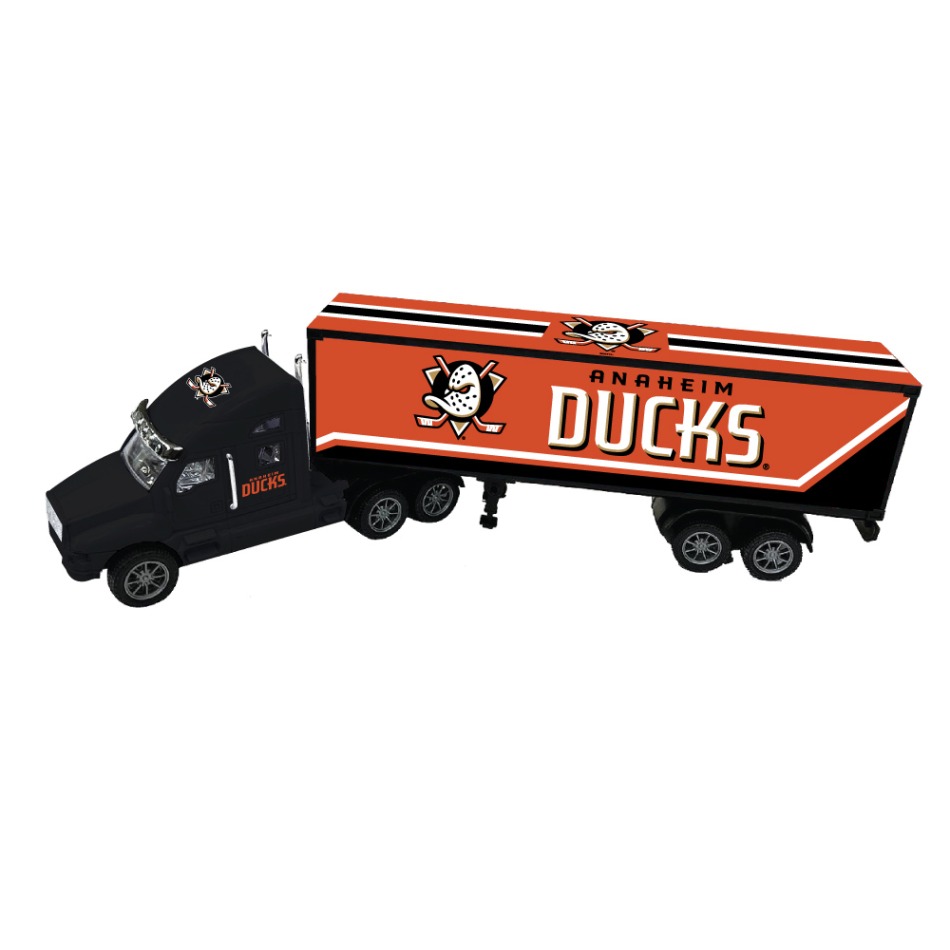 Anaheim Ducks kamion 18-Wheeler Big Rig Truck Black - Anaheim Ducks ostatní suvenýry