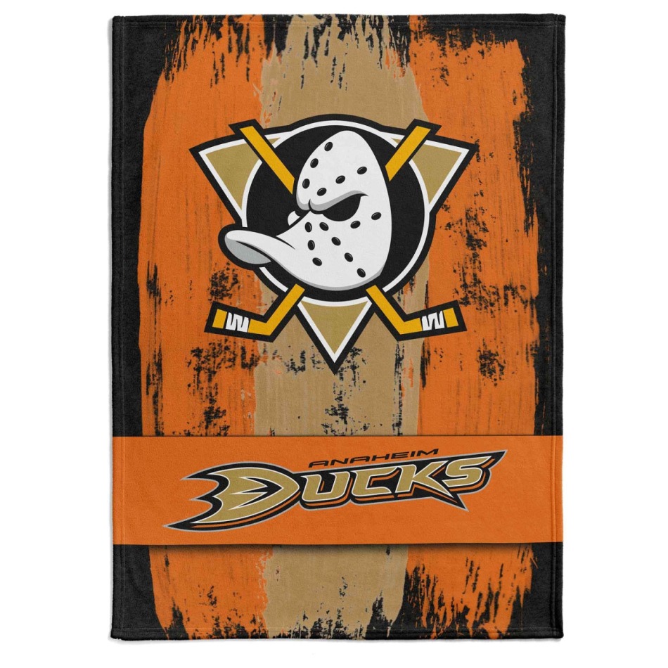 Anaheim Ducks deka Brush - Anaheim Ducks povlečení, ručníky, deky