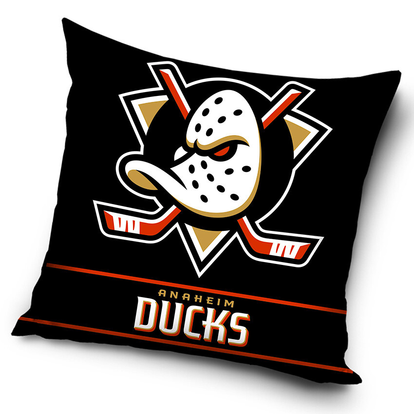 Anaheim Ducks polštářek Black Mask - Anaheim Ducks povlečení, ručníky, deky