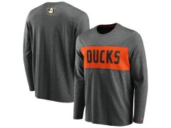 Anaheim Ducks pánské tričko s dlouhým rukávem Iconic Back to Basics Long Sleeve Shirt