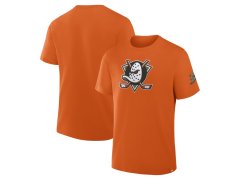 Anaheim Ducks pánské tričko Hat Trick orange