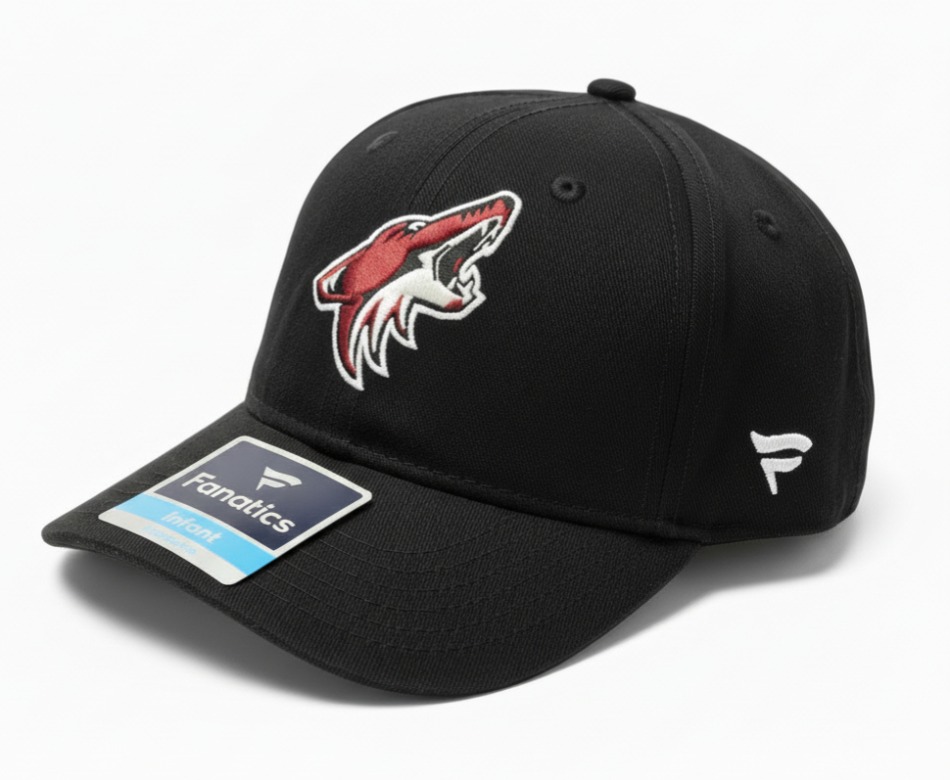 Arizona Coyotes dětská čepice baseballová kšiltovka NHL Simple Black - Arizona Coyotes dětské oblečení
