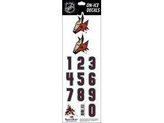 Arizona Coyotes samolepky na helmu decals alternative