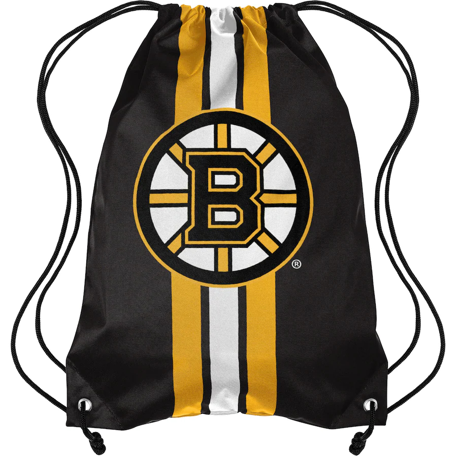 Boston Bruins gymsak team stripe drawstring backpack