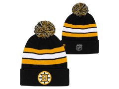Boston Bruins dětská zimní čepice Cuffed Beanie With Pom