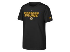 Boston Bruins dětské tričko Pro Wordmark black