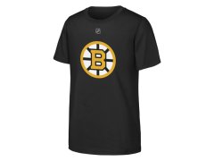 Dětské tričko David Pastrnak #88 Boston Bruins NHL Flat Name & Number Short Sleeve Cotton 7732204