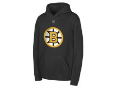 Boston Bruins dětská mikina s kapucí David Pastrnak #88 NHL Flat Name & Number Fleece