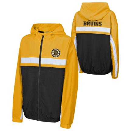 Boston Bruins dětská bunda s&nbsp;kapucí Headliner Fz - Boston Bruins dětské oblečení