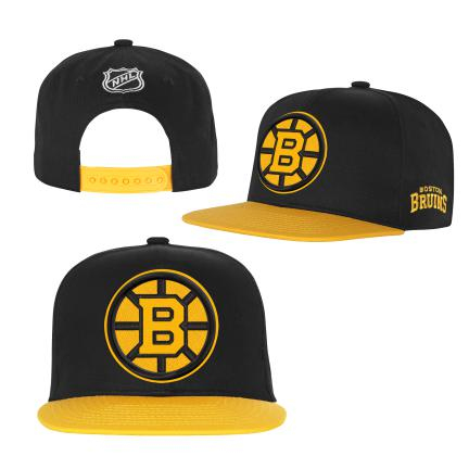 Boston Bruins dětská čepice flat kšiltovka Essentials Flatbrim Snapback - Boston Bruins dětské oblečení