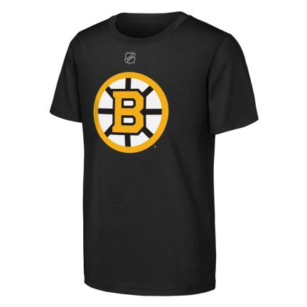 Boston Bruins dětské tričko Primary Logo Ss black - Boston Bruins dětské oblečení