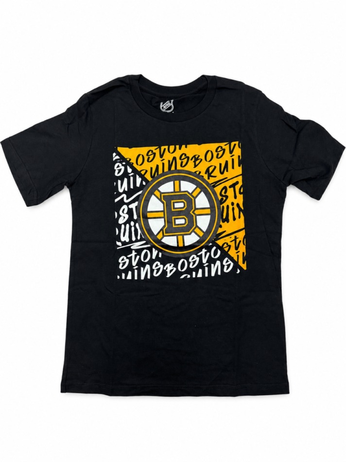 Boston Bruins dětské tričko NHL Graffiti Style - Boston Bruins dětské oblečení