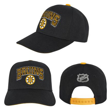 Boston Bruins dětská čepice flat kšiltovka Essentials Procrown - Boston Bruins dětské oblečení
