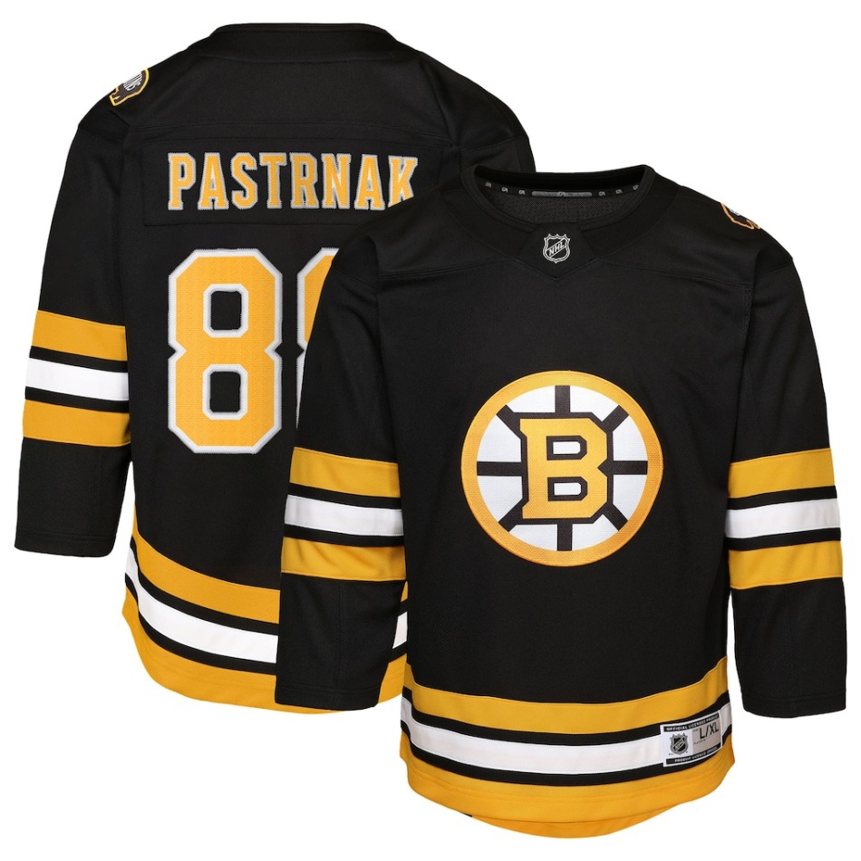 Boston Bruins dětský hokejový dres David Pastrnak Replica Home - Boston Bruins dětské oblečení