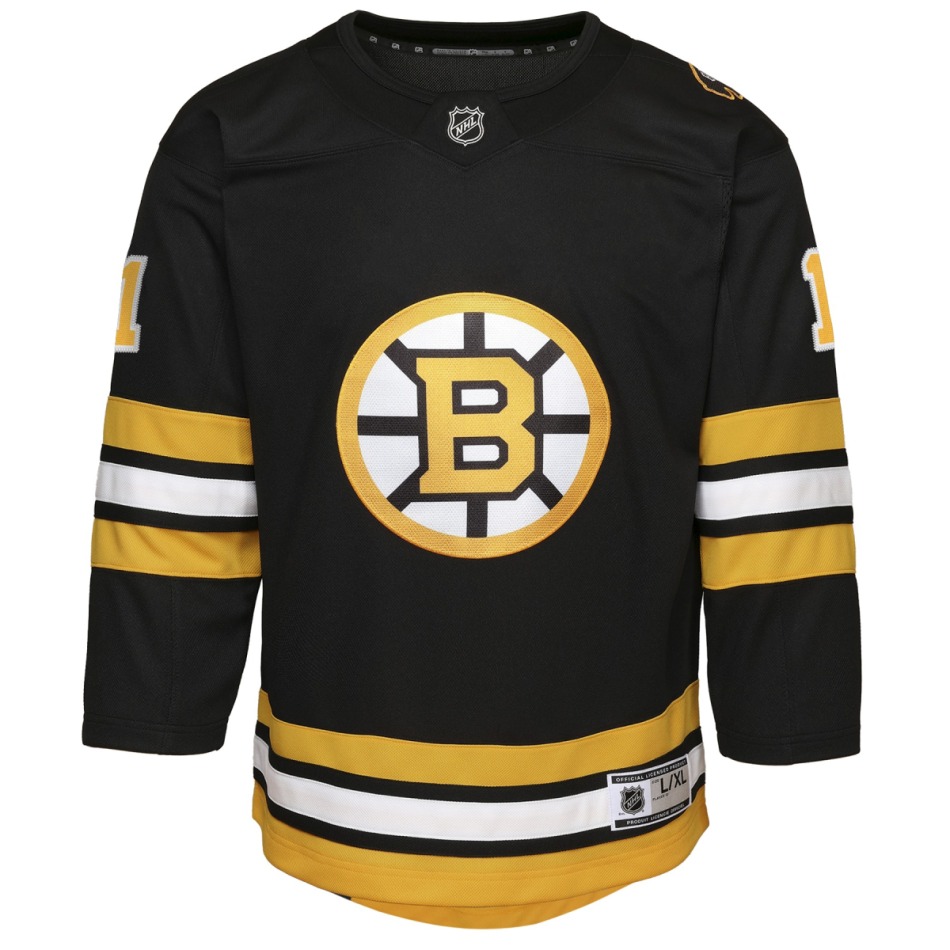 Boston Bruins dětský hokejový dres Jeremy Swayman #1 NHL Premier Home/Team - Boston Bruins dětské oblečení
