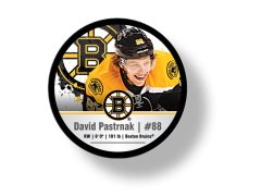 Boston Bruins puk David Pastrňák #88 NHLPA