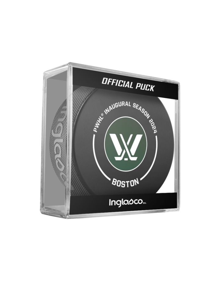 Boston Bruins puk 2024 Inaugural Season Official Game Hockey Puck - Boston Bruins hokejové vybavení