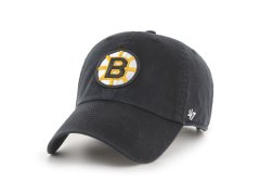 Boston Bruins čepice baseballová kšiltovka 47 CLEAN UP w/ No Loop Label black