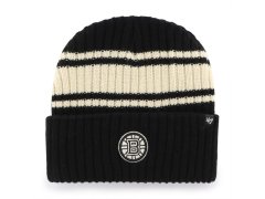 Boston Bruins zimní čepice Harbor Stripe 47 Cuff Knit Black
